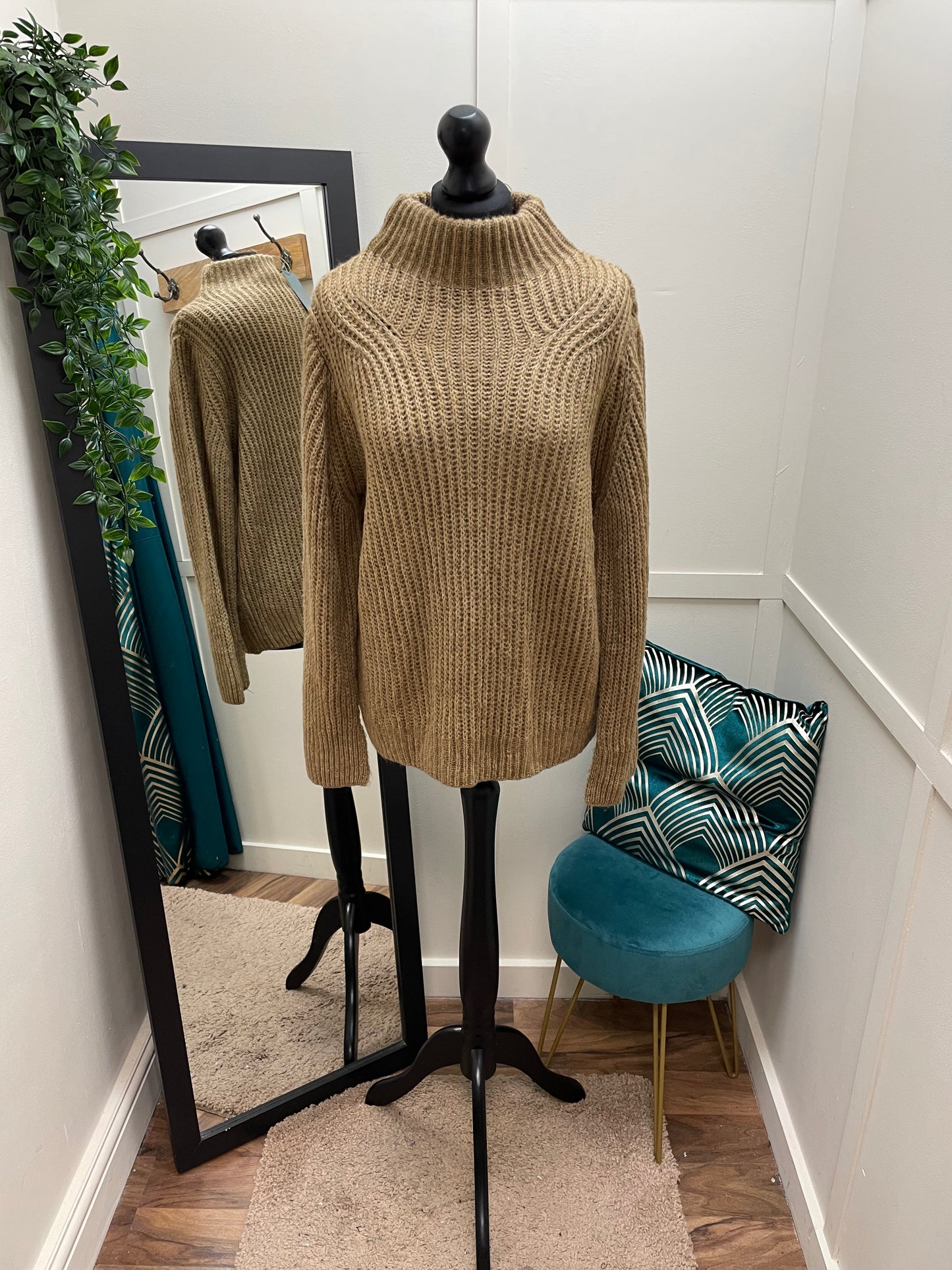 High Neck Knitted Jumpers